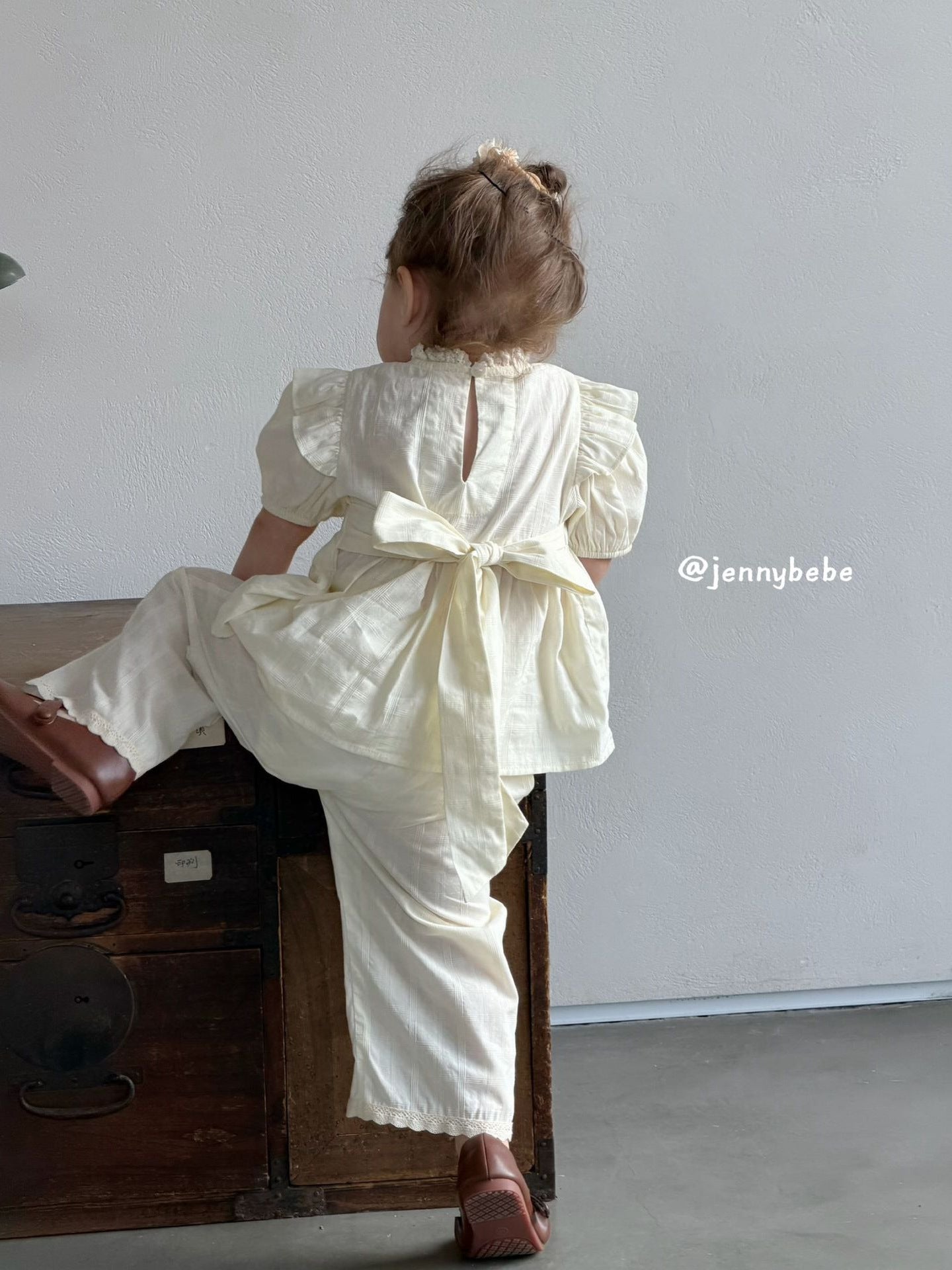 Puff Sleeve Top and Pants Set [mh0012533]