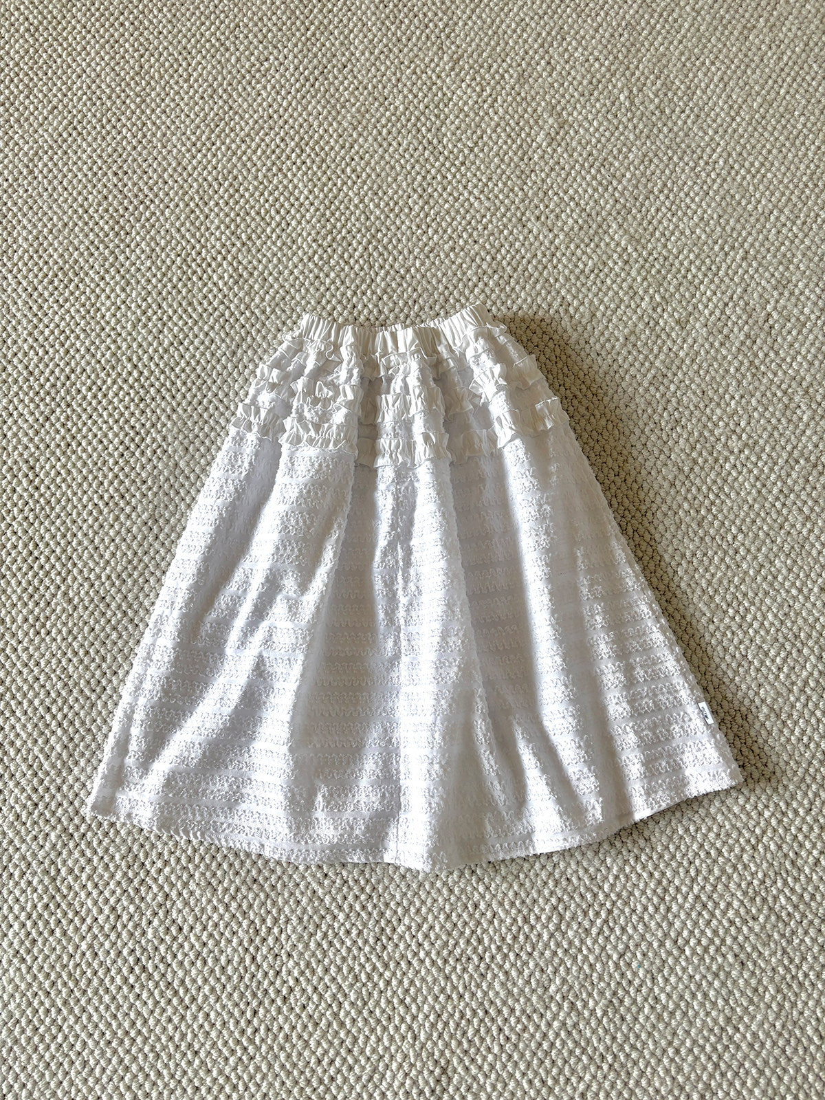 yummy&rocky | Jacquard Cotton Lace Skirt コットン レース スカート【mh0020176】