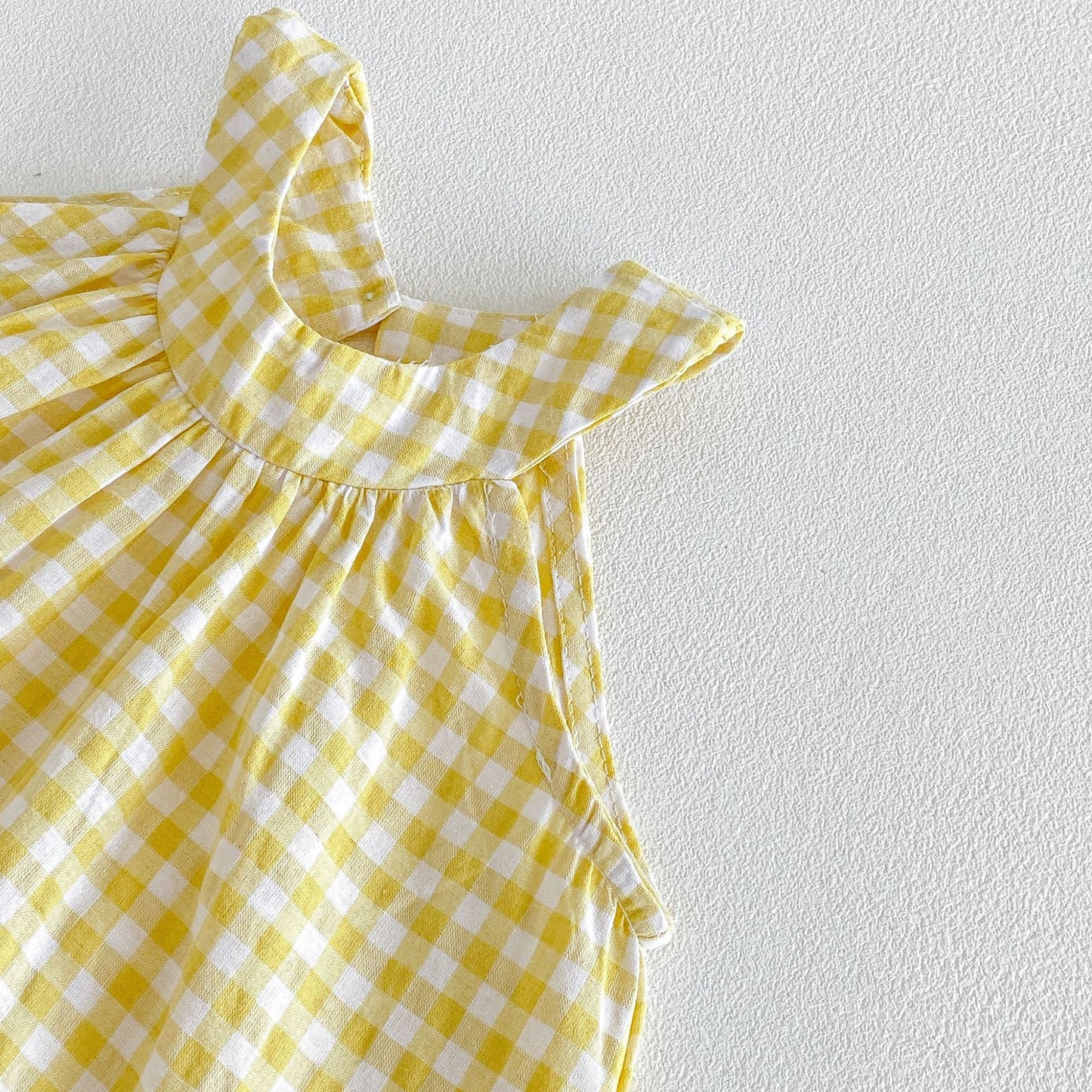 Gingham Halter Set チェック ノースリーブシャツ ショートパンツ セット【mh0013424】