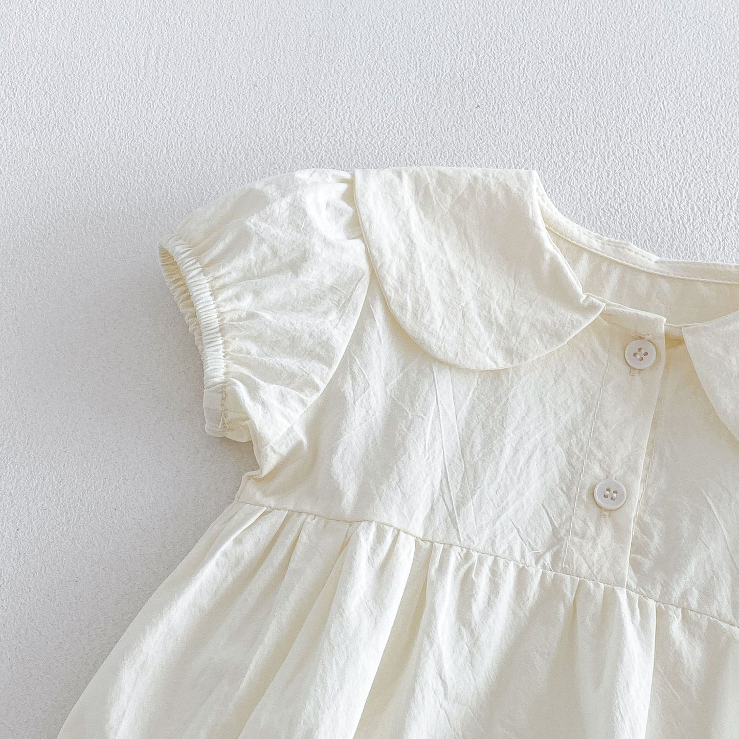 Floral Embroidery Romper Set フラワー 刺繍ロンパース セット【mh0013417】