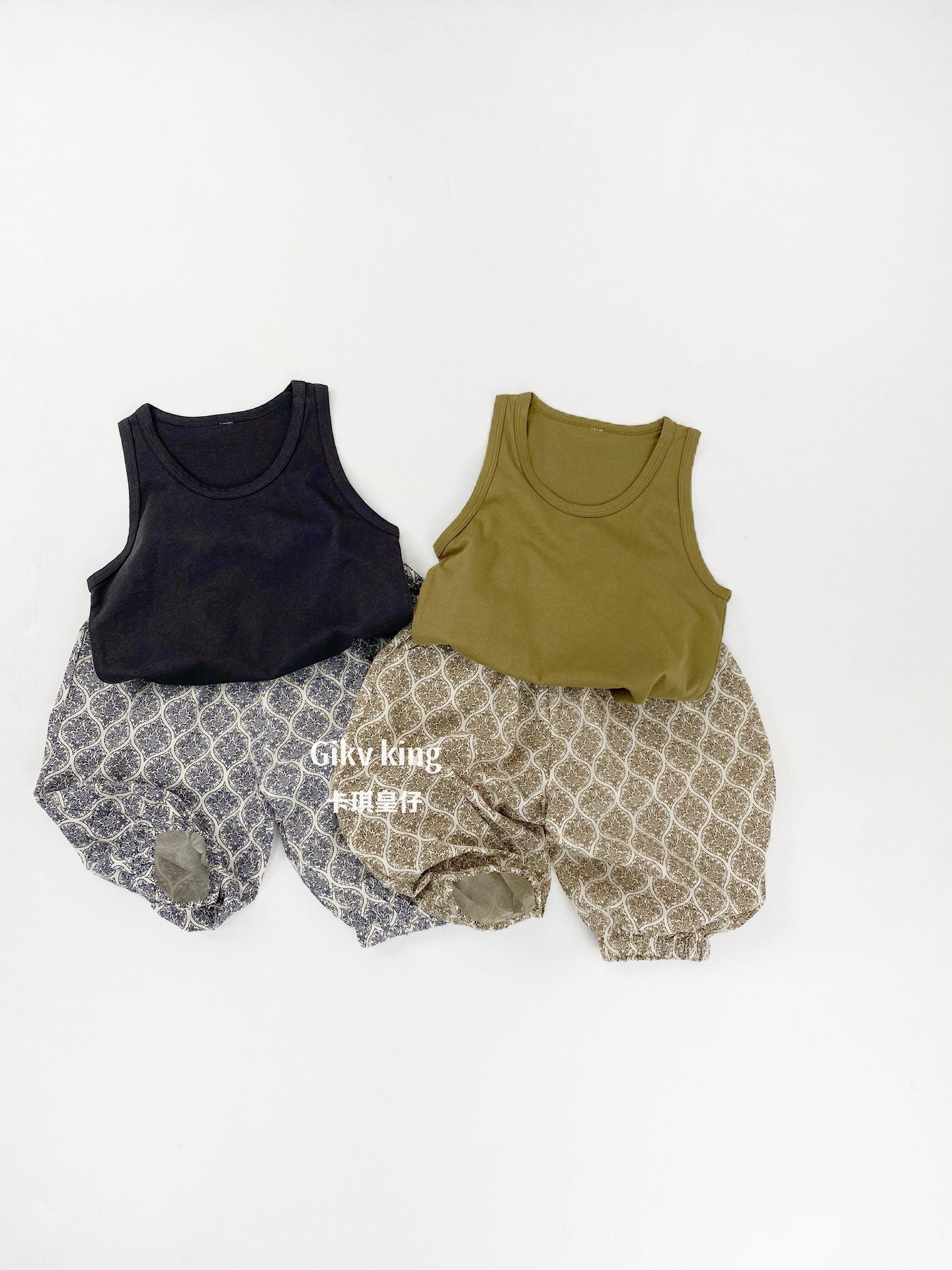 Printed Balloon Pants アラベスク ロングパンツ【mh0013472】