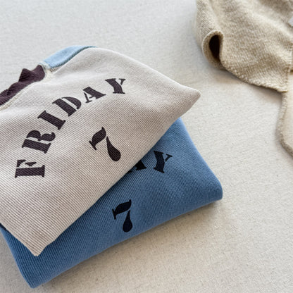 -ロゴプリント長袖スウェット ラグランTシャツ【mh0010812】 - mamahalo shop - 長袖Tシャツ -  べビー服 - 子供服 - 男の子 - 女の子