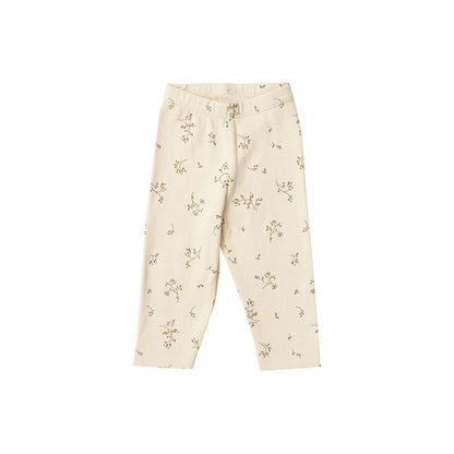 -ダイナソー/ムーン/フラワープリント長袖ボディスーツ/ロングパンツ【mh0010754】 - mamahalo shop - ロンパースセットアップ -  べビー服 - 子供服 - 男の子 - 女の子