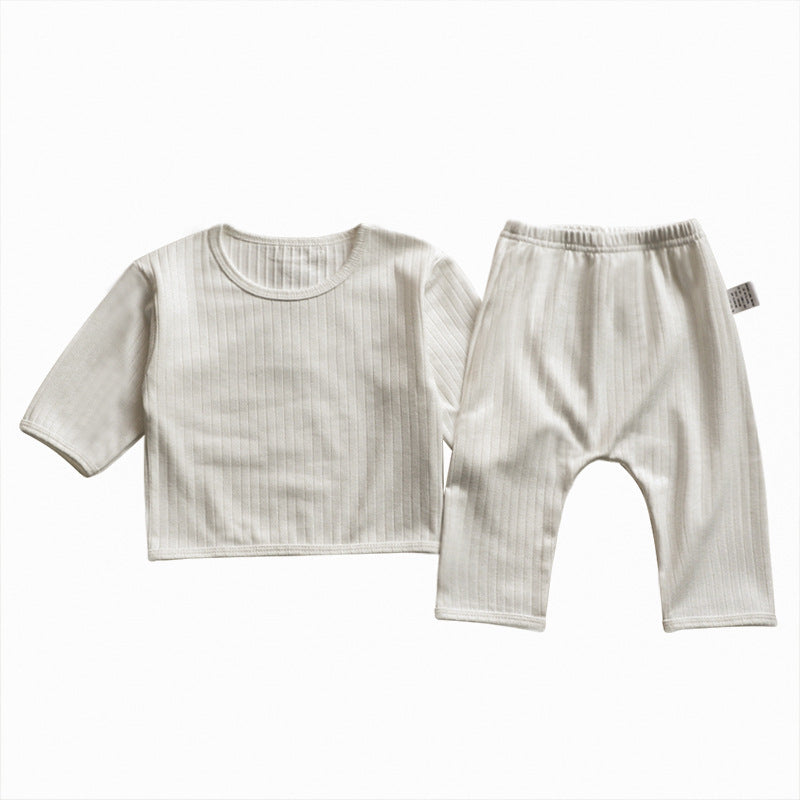 Wide Ribbed Long Sleeve Lounge Set リブ編み 長袖 セットアップ【mh0012674】