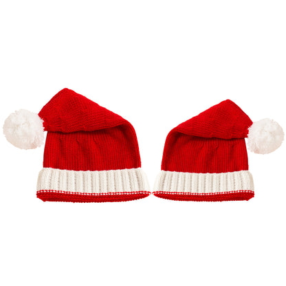 Baby Kids Knit Santa Pom-pom Hat Knit Cap 【mh0000889】