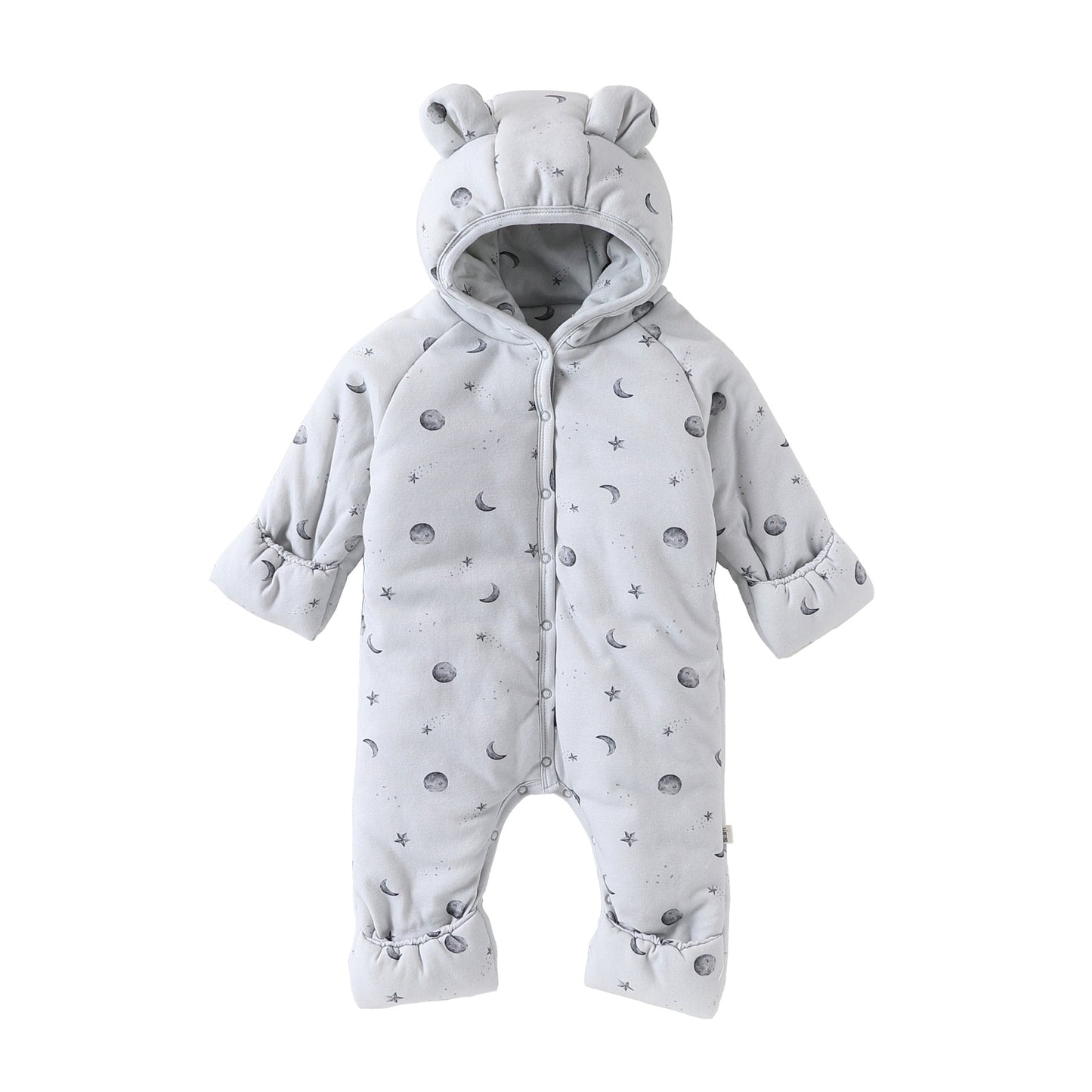 アウタージャンプスーツ 耳付き 中綿 厚手 フード付 ハートリボン【mh0011702】