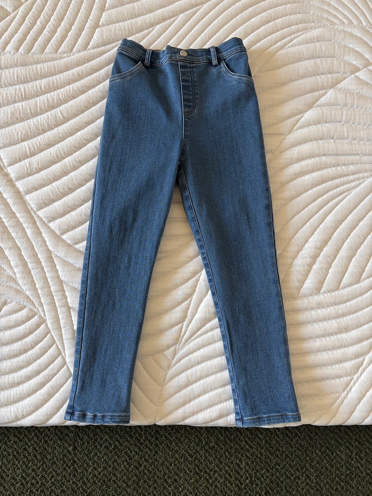 yummy&rocky | Thickened Brushed Denim Bootcut Jeans 裏起毛 デニム ブーツカット ジーンズ【mh0020041】