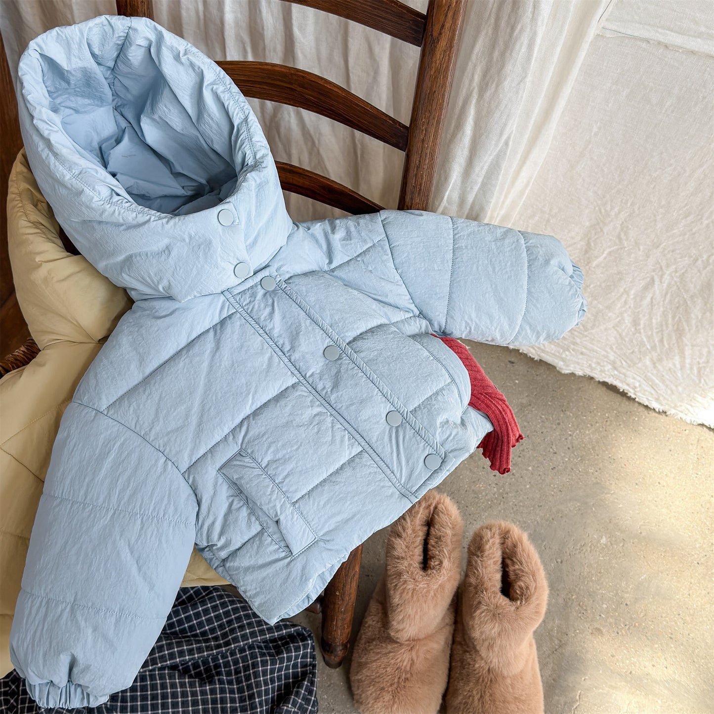 フーディボンバージャケット 中綿ブルゾン コート【mh0011917】