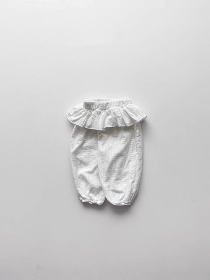 Fashionable Camisole Frill Pants Ruffle Camisole Long Pants [mh0013276]