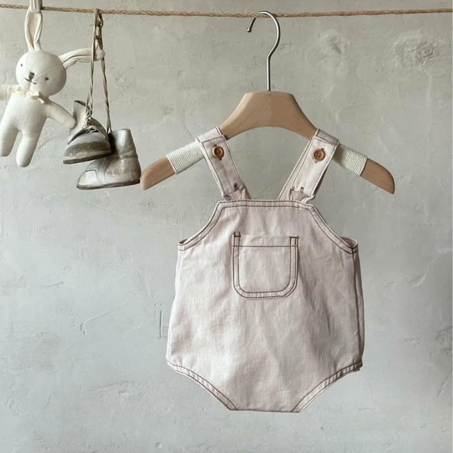 Baby Pocket Stitch Overalls