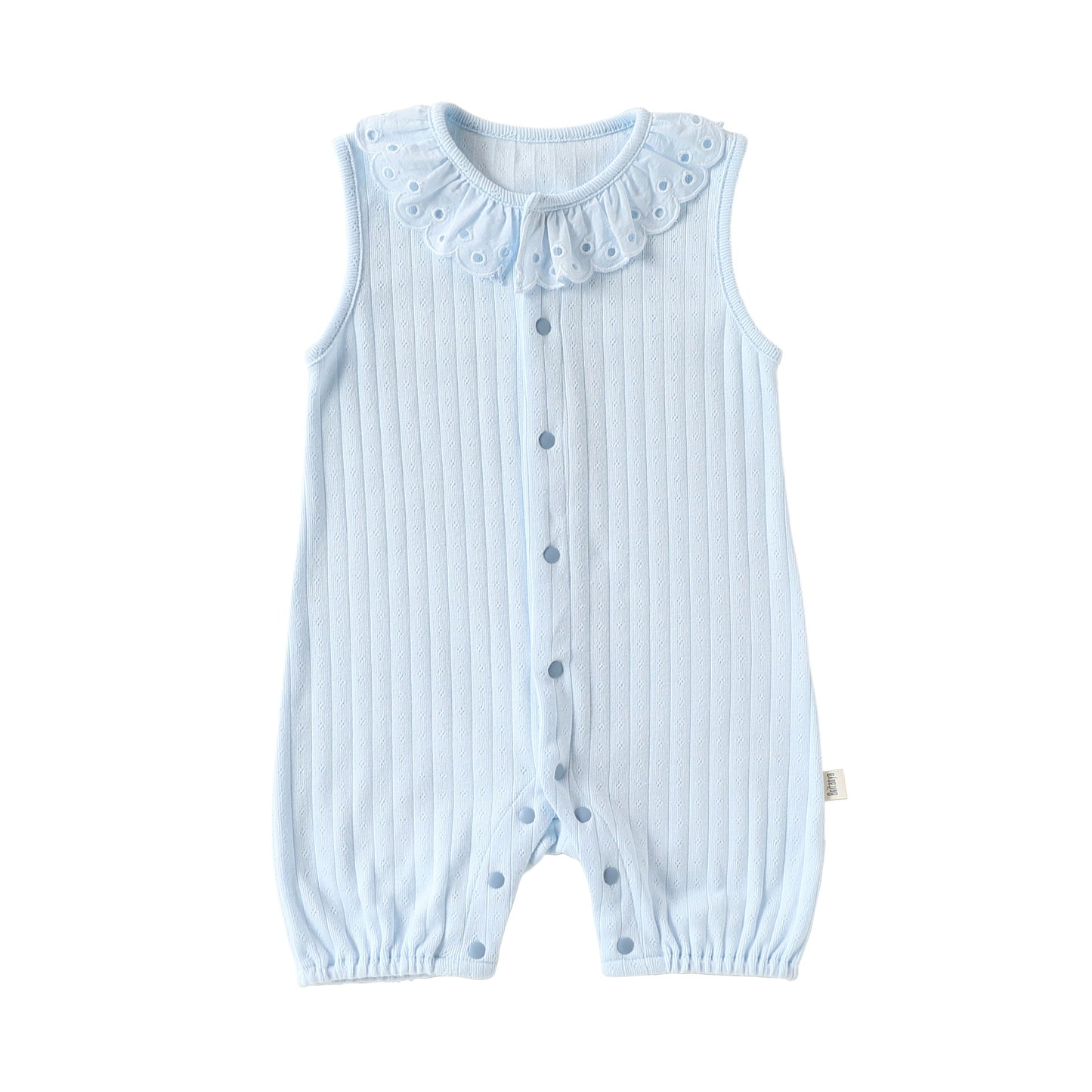 Lace Cotton Romper レース ノースリーブロンパース【mh0013027】
