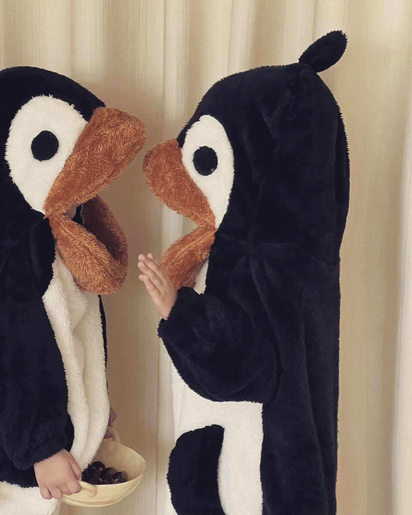 Conjunto de pijama para niños, disfraz, kigurumi de pingüino, disfraz, conjunto de una pieza, conjunto de 2 piezas, conjunto a juego, unisex, niños, niñas, ropa infantil