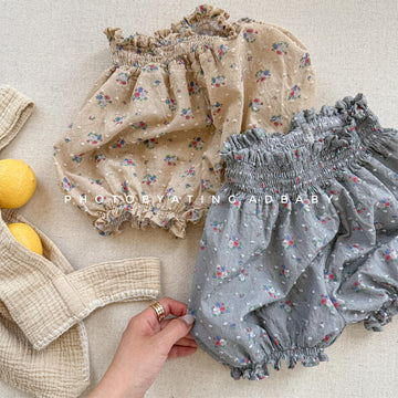 Floral Jacquard Bloomer Shorts フローラル ショートパンツ【mh0013218】