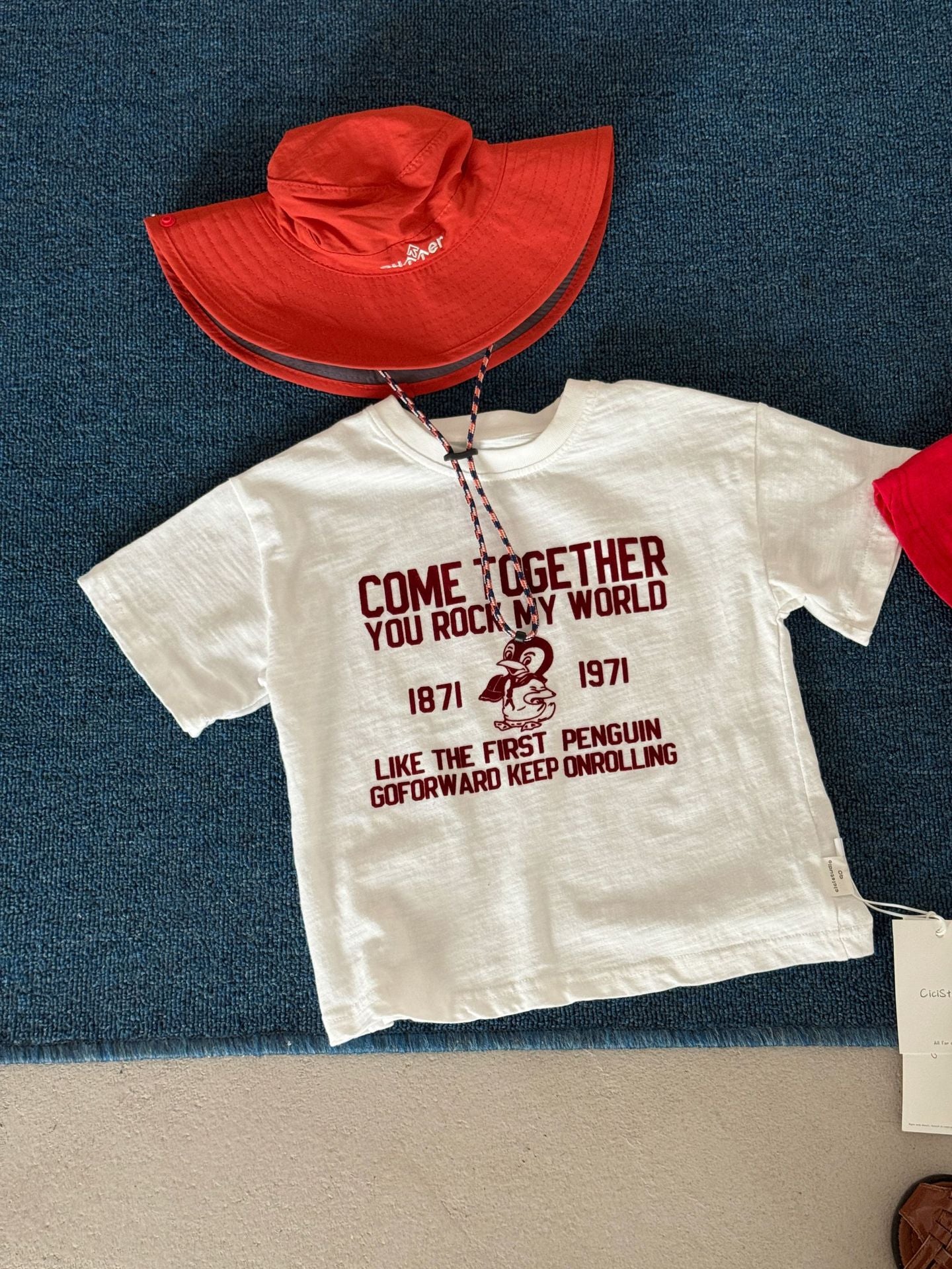 レターロゴ スラブコットン 半袖Tシャツ アメカジヴィンテージ【mh0013697】