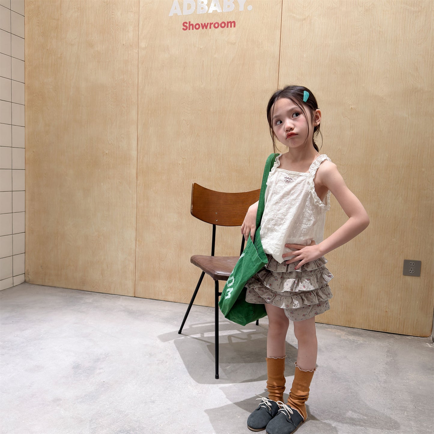 Ruffle Tiered Floral Shorts ラッフル ショートパンツ【mh0013440】