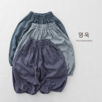 Solid Casual Pocket Pants ルーズ ロングパンツ【mh0013614】