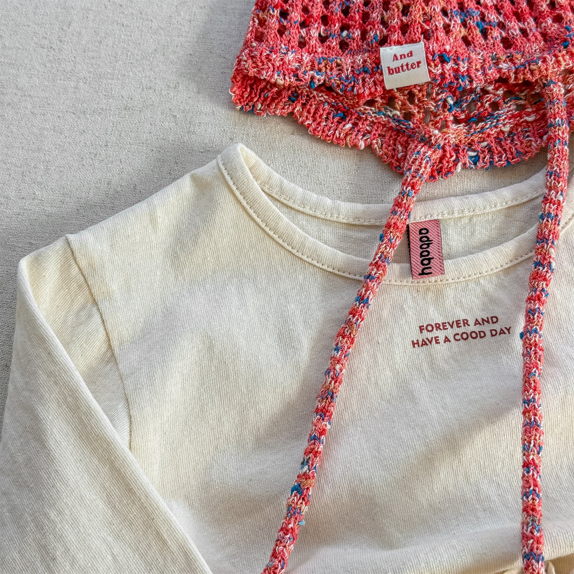 -フリル裾リブ長袖Tシャツチュニックカットソー【mh0010803】 - mamahalo shop - 長袖Tシャツ -  べビー服 - 子供服 - 男の子 - 女の子