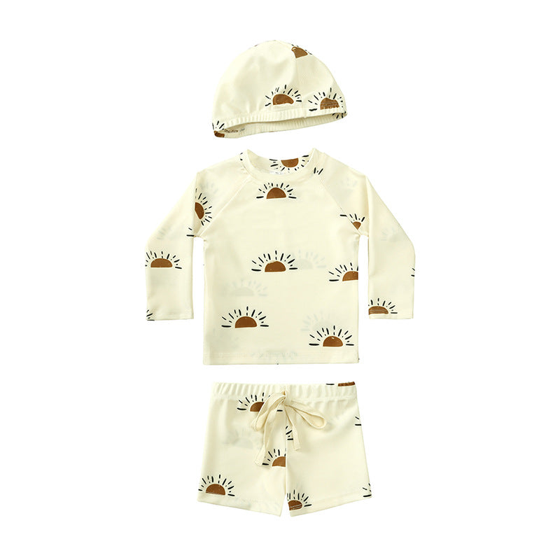 -キッズ ボーイズ 水着 セット ラッシュガード セパレート スイムウェア【mh0000673】 - mamahalo shop - ベビー用水着 -  べビー服 - 子供服 - 男の子 - 女の子