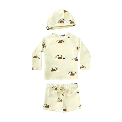 -キッズ ボーイズ 水着 セット ラッシュガード セパレート スイムウェア【mh0000673】 - mamahalo shop - ベビー用水着 -  べビー服 - 子供服 - 男の子 - 女の子