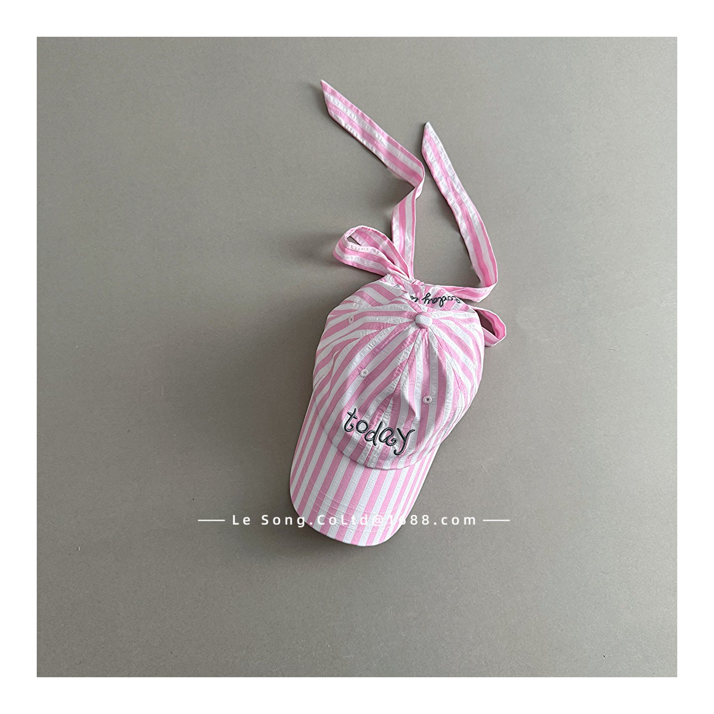 Striped Ribbon Cap ストライプ ベースボールキャップ【mh0013082】