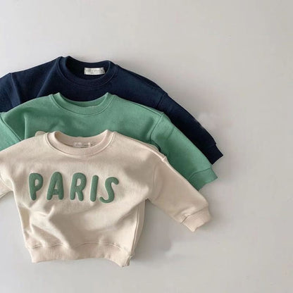 Baby Logo Print Long-Sleeve Sweatshirt [mh0000957]