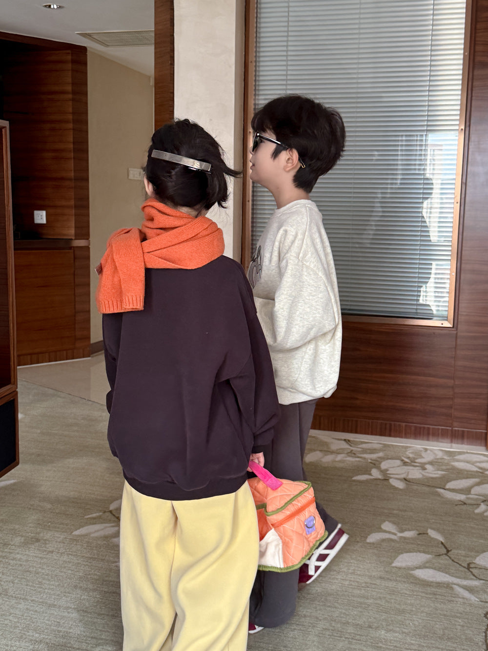 スウェットトレーナー キッズ 裏起毛 プルオーバー クルーネック 厚手 アート柄 トップス【mh0011657】