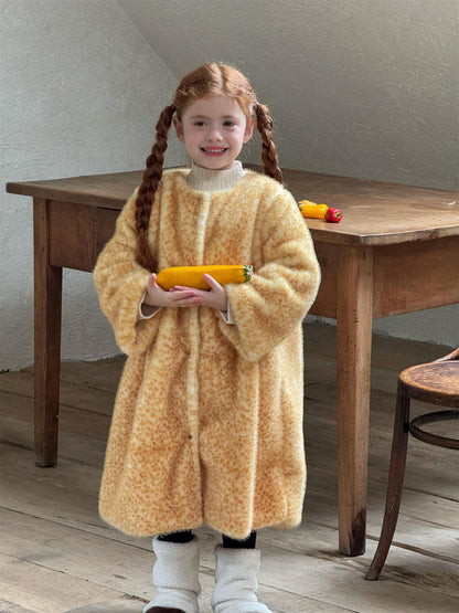 Oversized coat, big silhouette, boa fleece jacket [mh0011754]