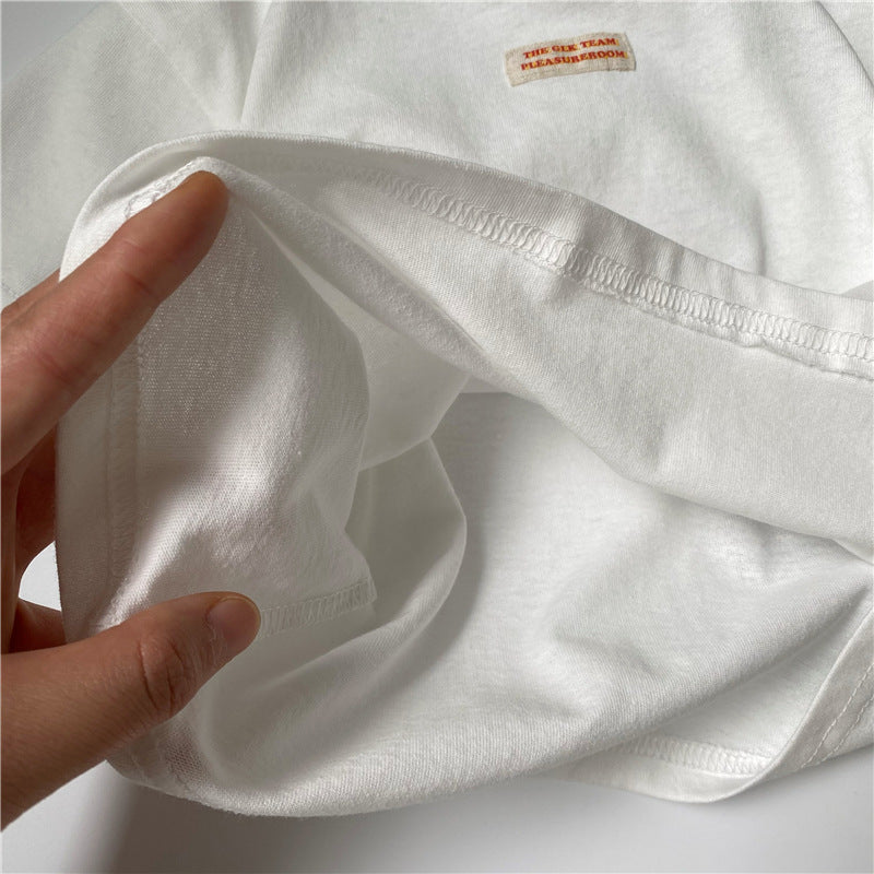Simple Casual Basic T-shirt シンプル 半袖Tシャツ【mh0013636】