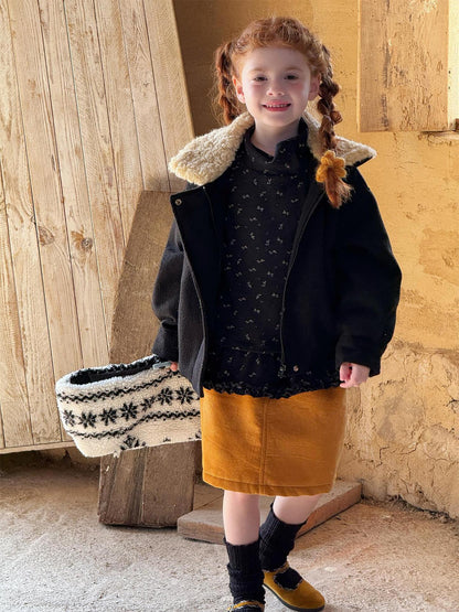 Blouson jacket with fleece lining, outer coat [mh0011771]