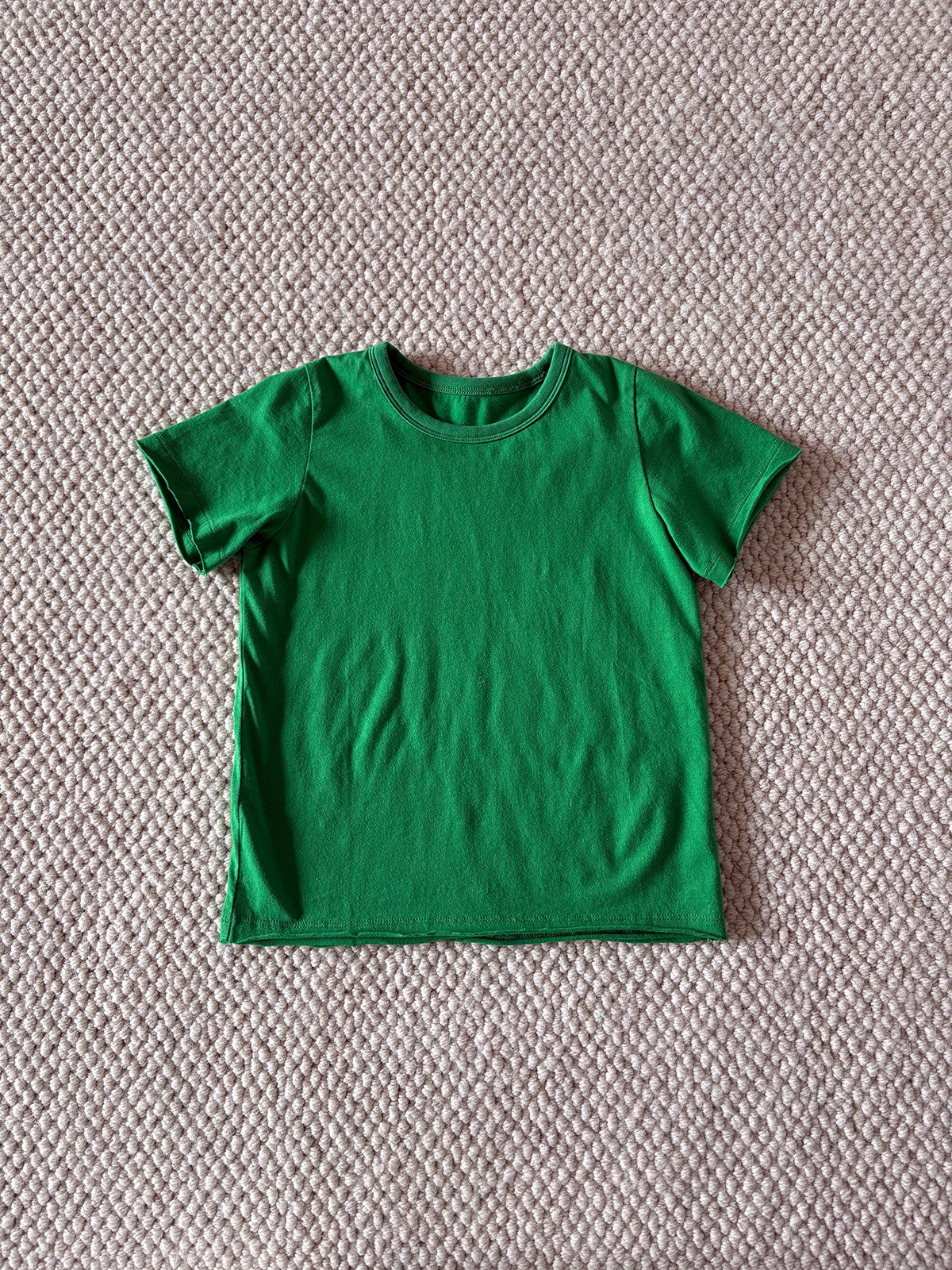 yummy&rocky | Cotton Raw Edge T-shirt コットン 半袖Tシャツ【mh0020174】