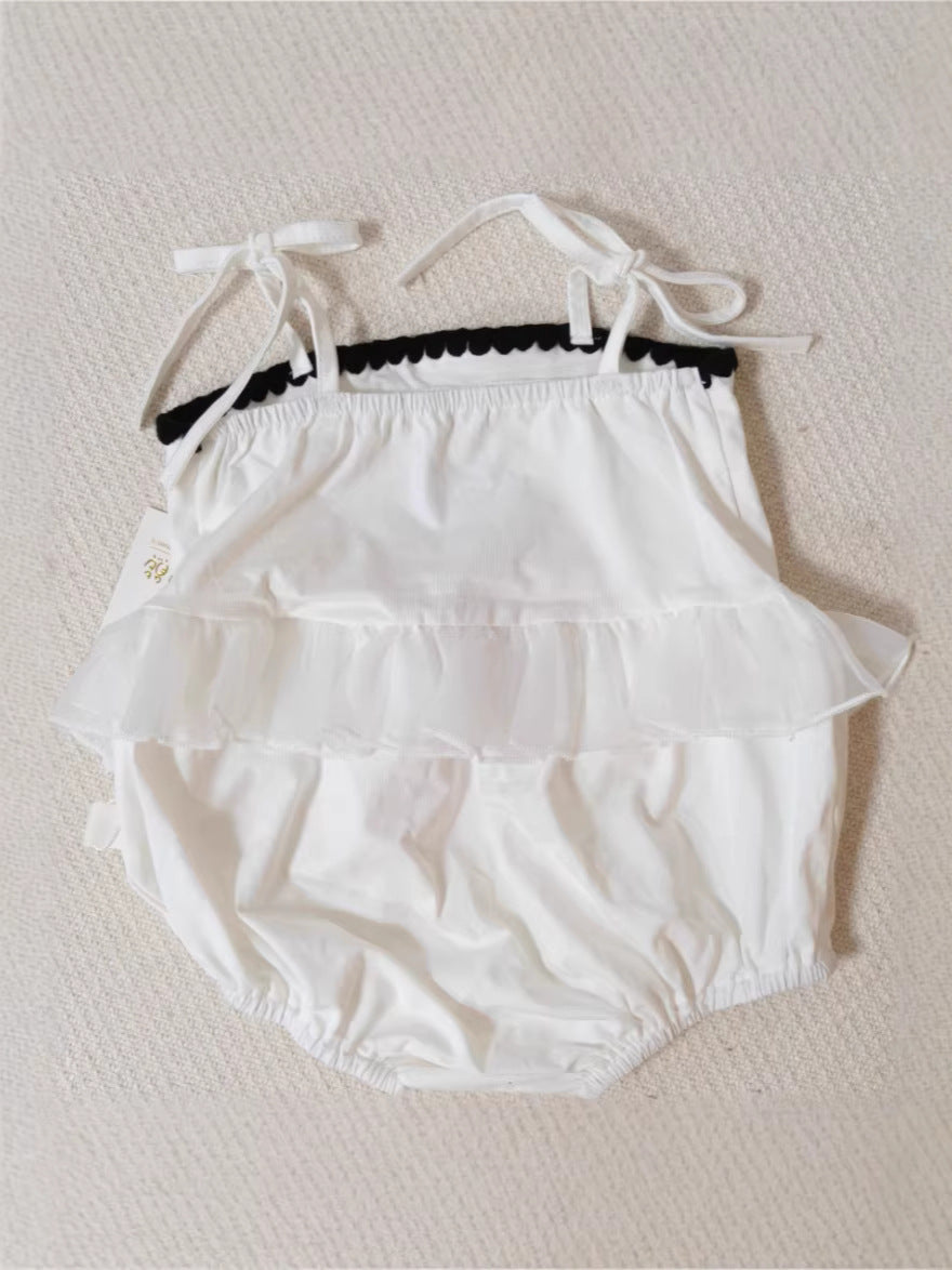 Camellia Monotone Romper バラ キャミソールロンパース【mh0012902】