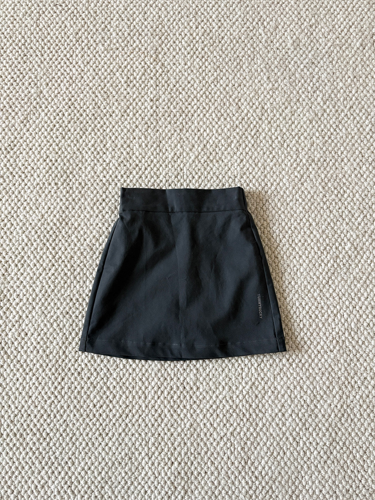 yummy&rocky | Washed Cotton Logo A-Line Skirt コットン Aライン スカート【mh0020163】