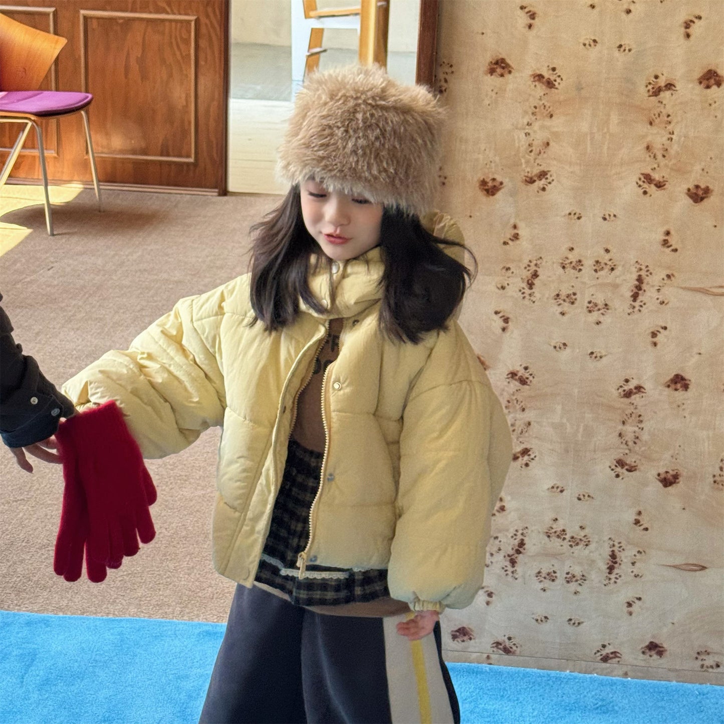 フーディボンバージャケット 中綿ブルゾン コート【mh0011917】