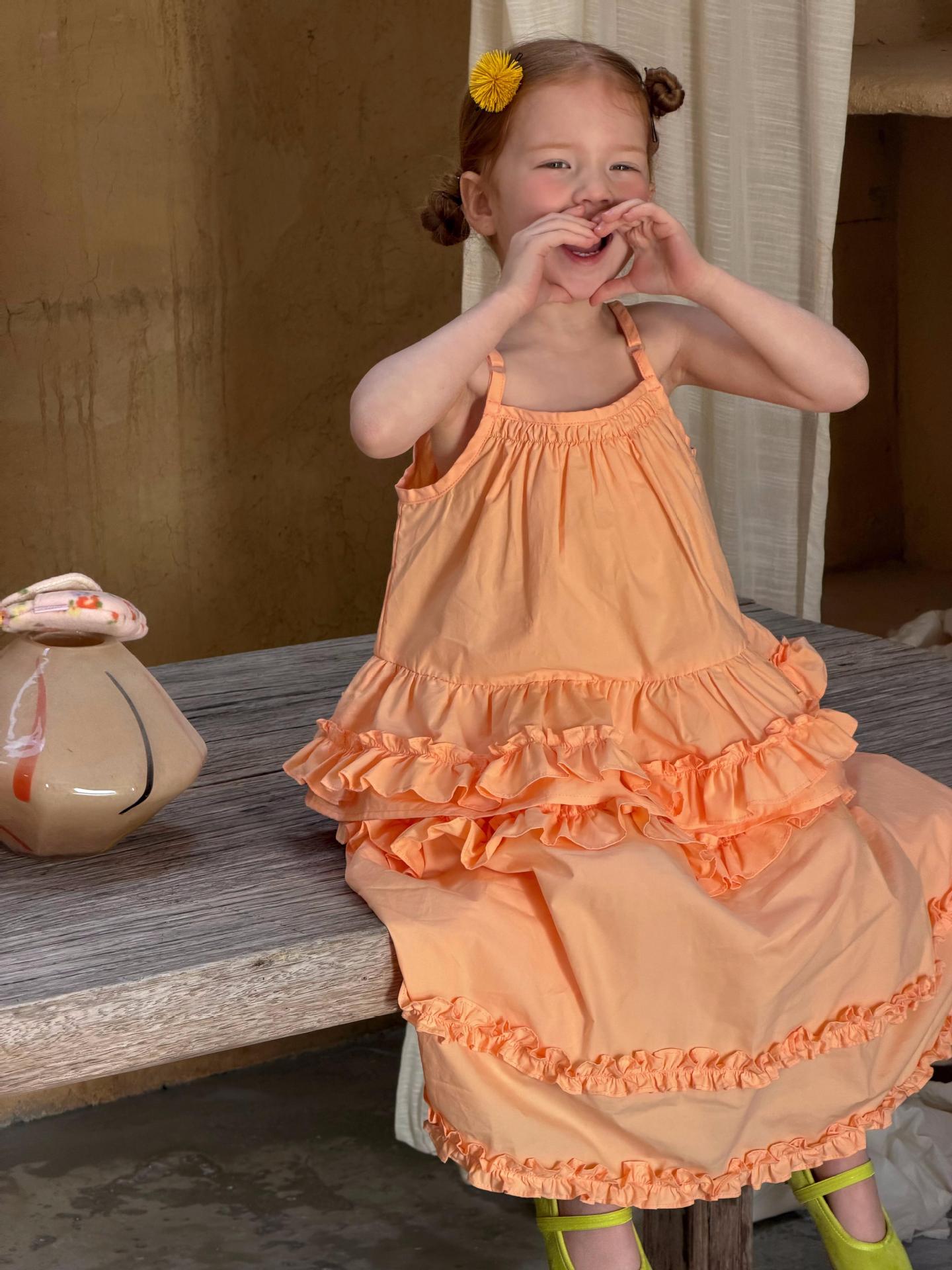 Tiered Ruffle Camisole Skirt Set キャミソール ティアードスカート セット【mh0013050】