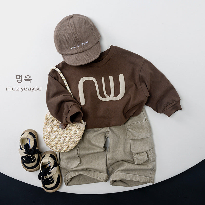 -フラップポケットルーズカーゴパンツ【mh0010875】 - mamahalo shop - ロングパンツ・スウェットパンツ -  べビー服 - 子供服 - 男の子 - 女の子