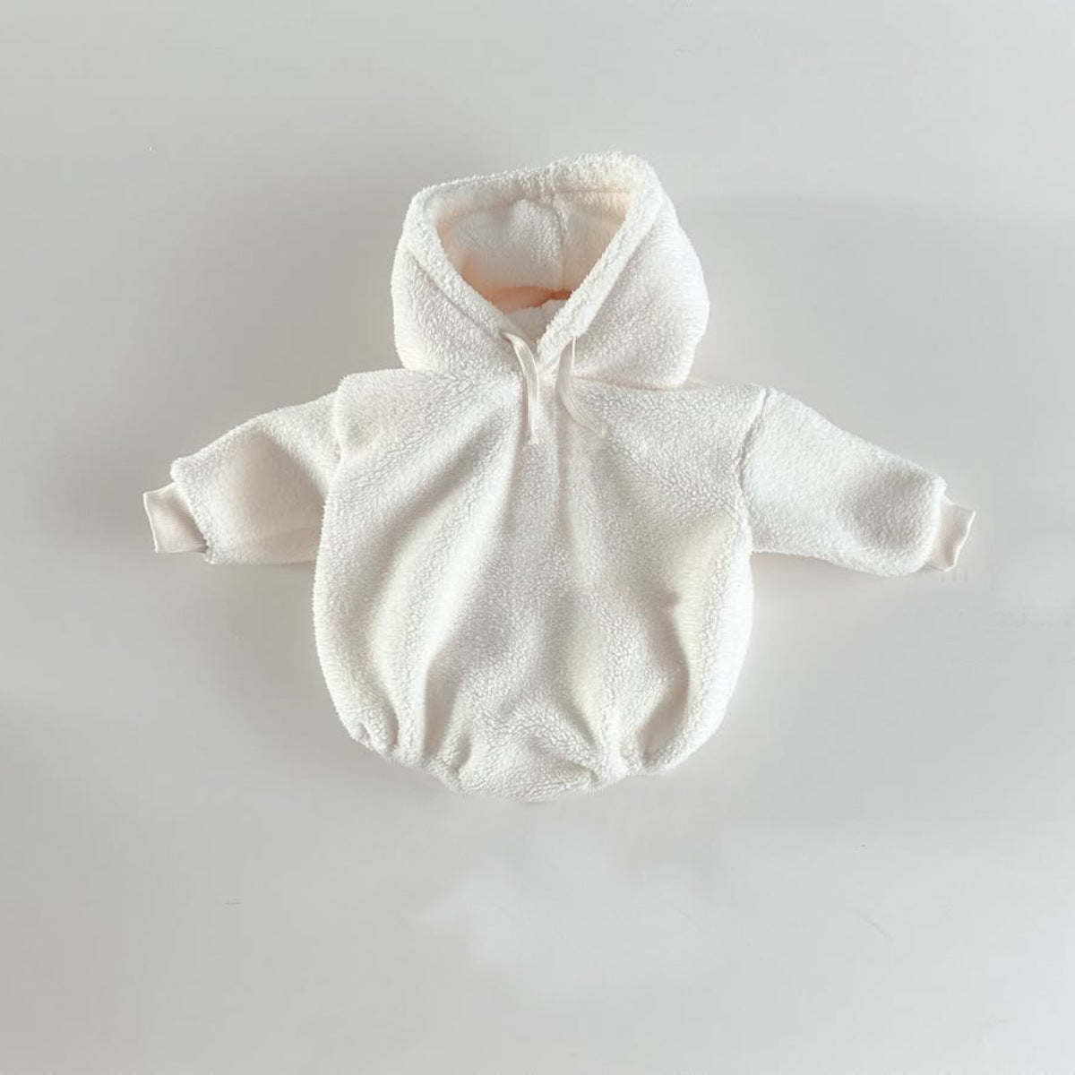 ボアロンパース フーディ カバーオール 裏起毛 シンプル アウター【mh0011629】