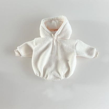 ボアロンパース フーディ カバーオール 裏起毛 シンプル アウター【mh0011629】