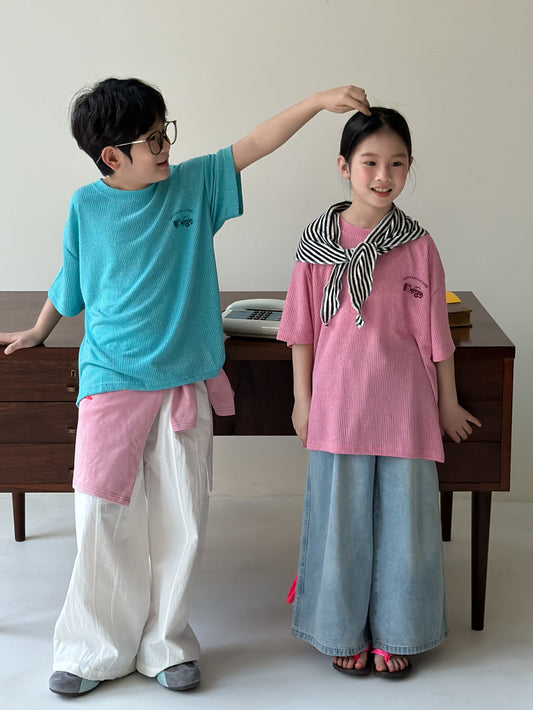 Cotton Print Short Sleeve T-shirt [mh0012521]