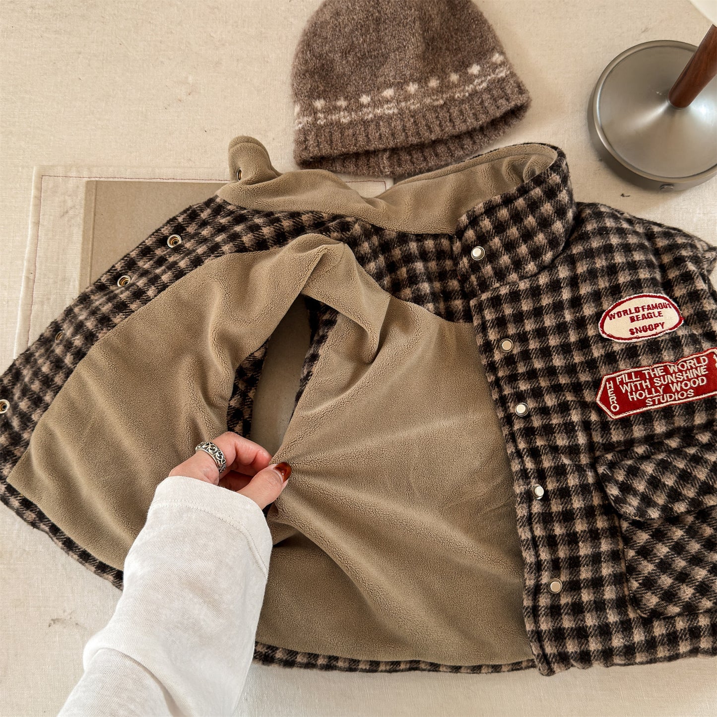 中綿ベスト 裏フリース フィッシャーマンベスト アウター【mh0011905】