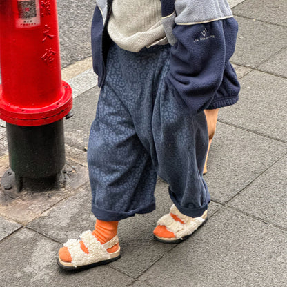 レオパード柄ワイドデニムパンツ【mh0010904】