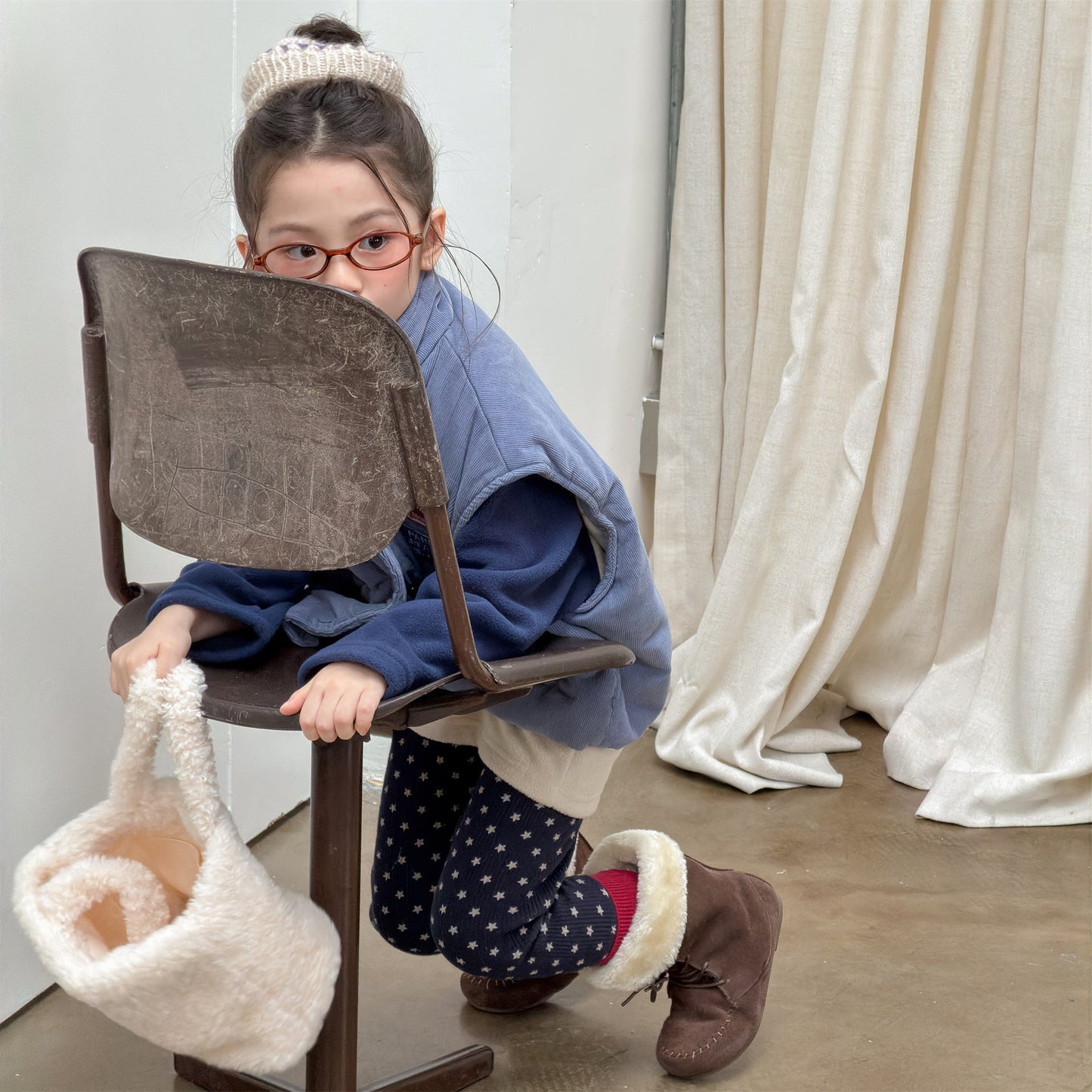 中綿ベスト 裏フリース フィッシャーマンベスト アウター【mh0011905】