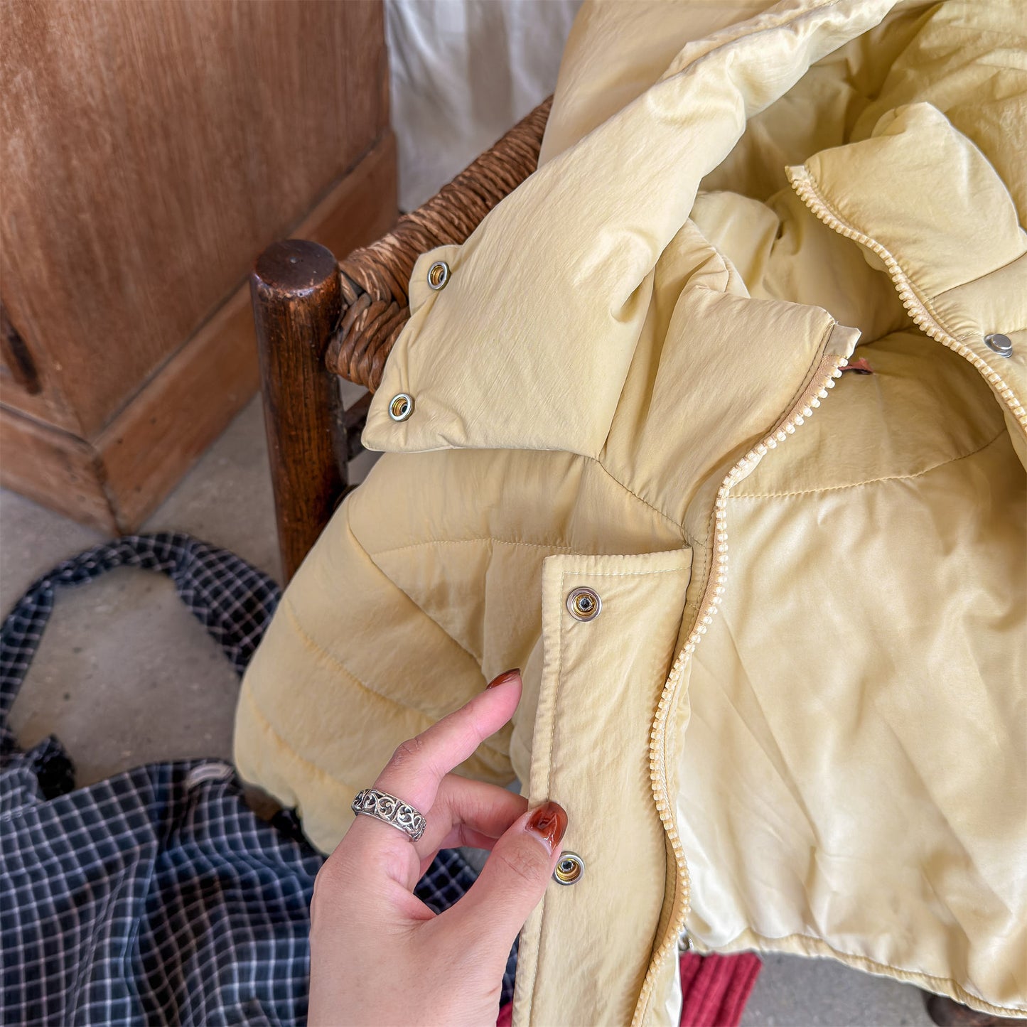 フーディボンバージャケット 中綿ブルゾン コート【mh0011917】