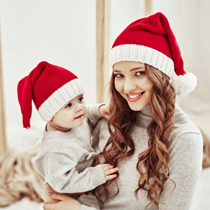Baby Kids Knit Santa Pom-pom Hat Knit Cap 【mh0000889】