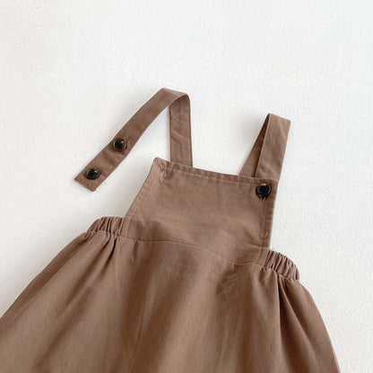 -長袖シャツ+サスペンダーオーバーオール セットアップ 2点セット【mh0010929】 - mamahalo shop - 長袖セットアップ -  べビー服 - 子供服 - 男の子 - 女の子