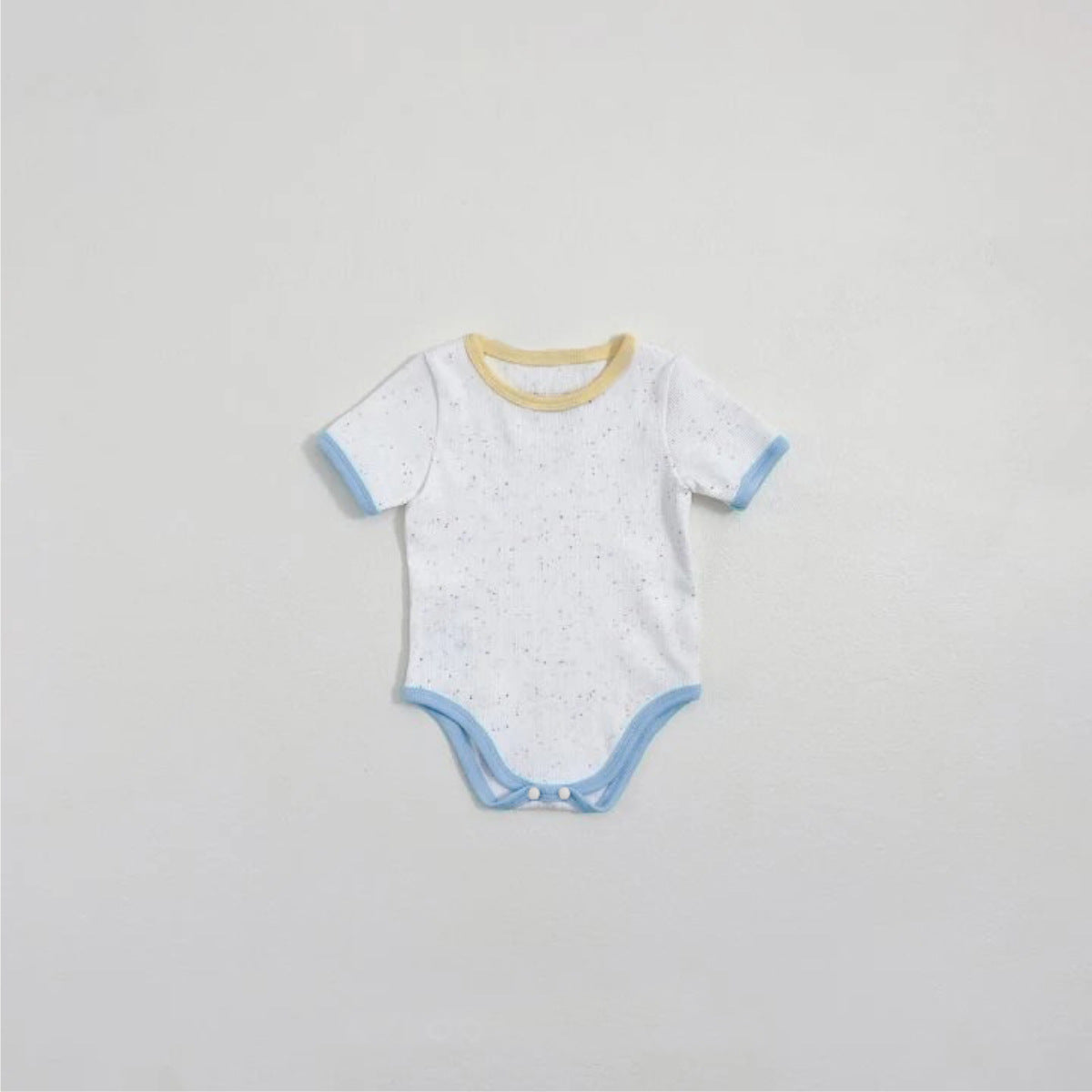 Mottle Speckled Short Sleeve Bodysuit ネップ 半袖ロンパース【mh0013509】