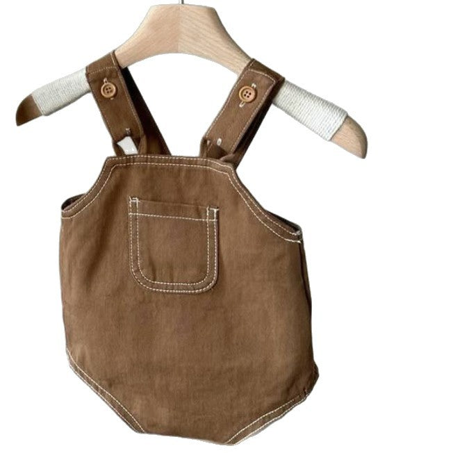 Baby Pocket Stitch Overalls