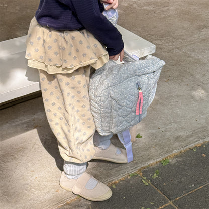 -ビッグフリルスカート付きボアパンツ フリースパンツ【mh0010817】 - mamahalo shop - ロングパンツ・スウェットパンツ -  べビー服 - 子供服 - 男の子 - 女の子