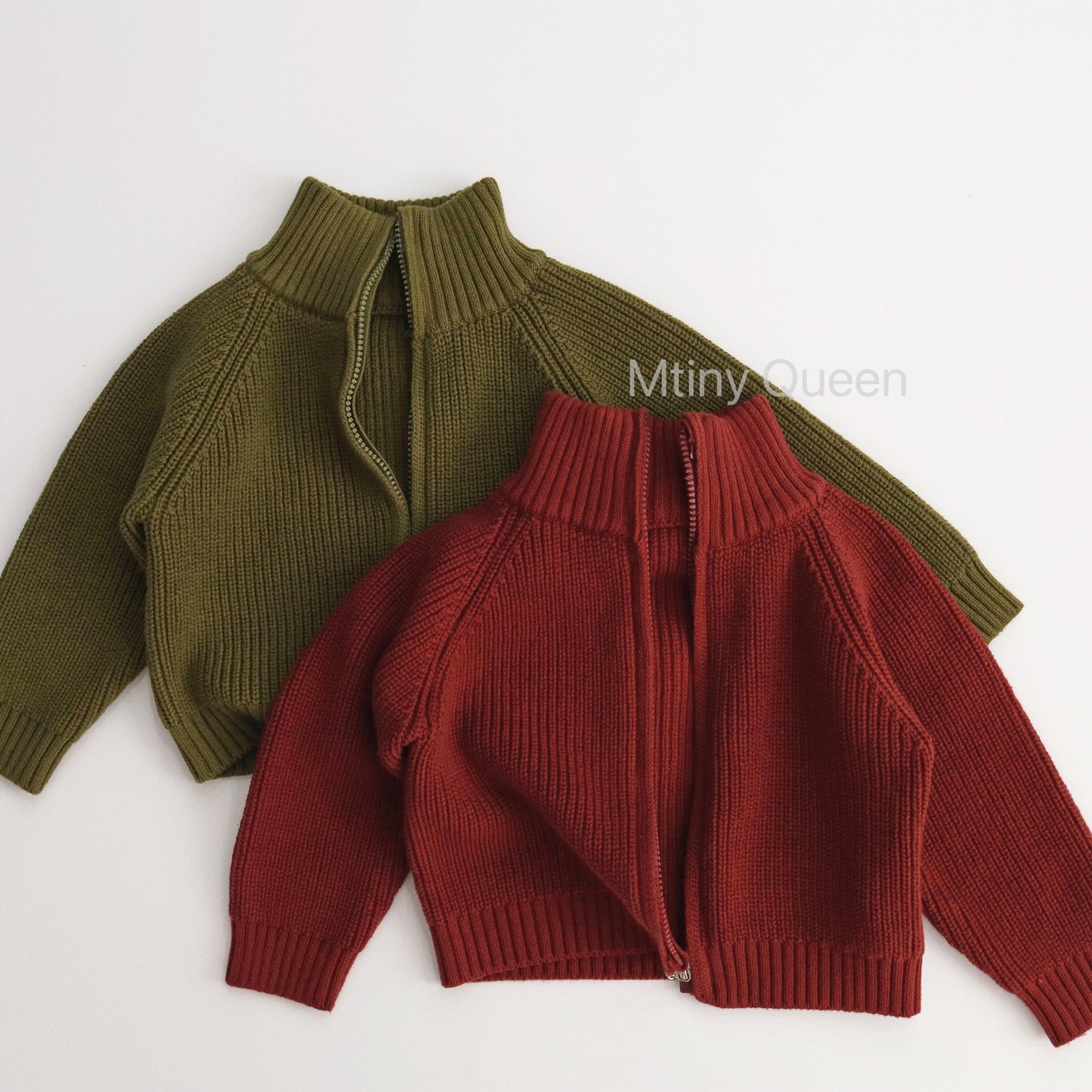 ニットカーディガン ジップアップジャケット【mh0011782】