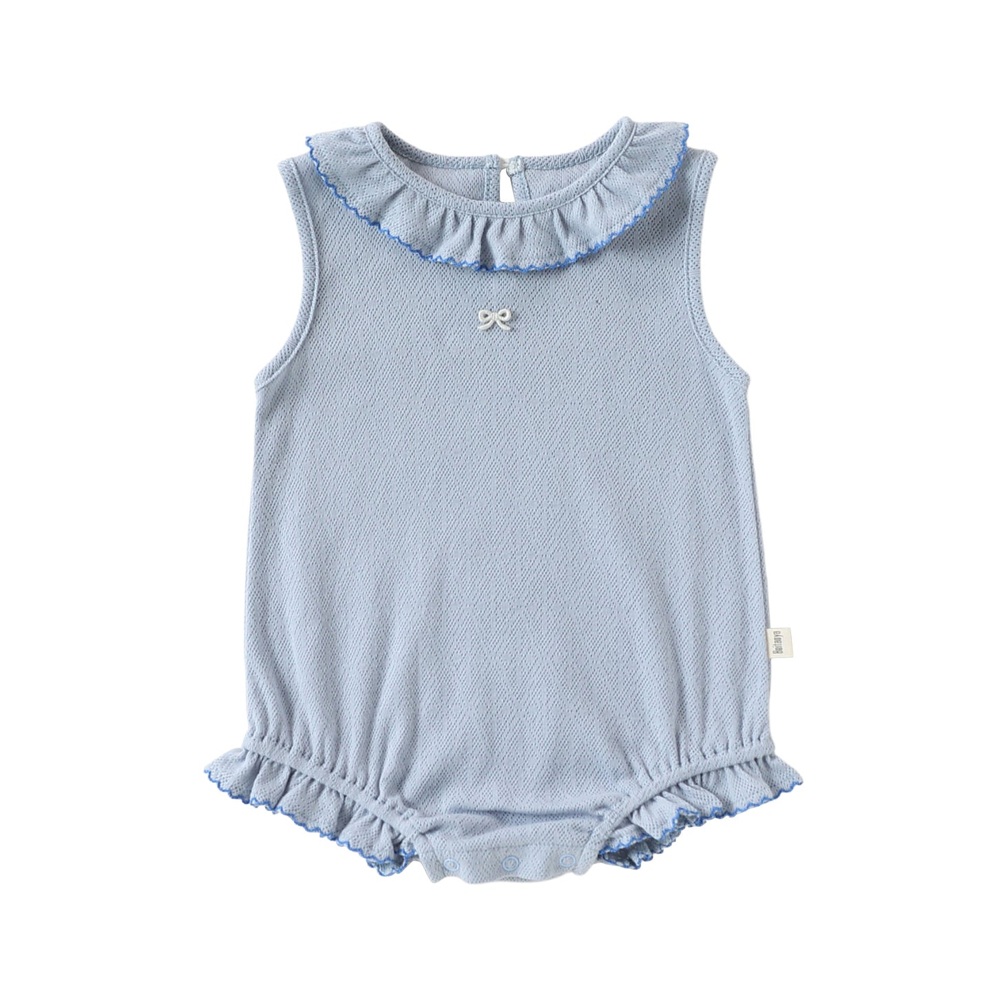 Sleeveless Ruffle Collar Romper メロウ ノースリーブロンパース【mh0013503】