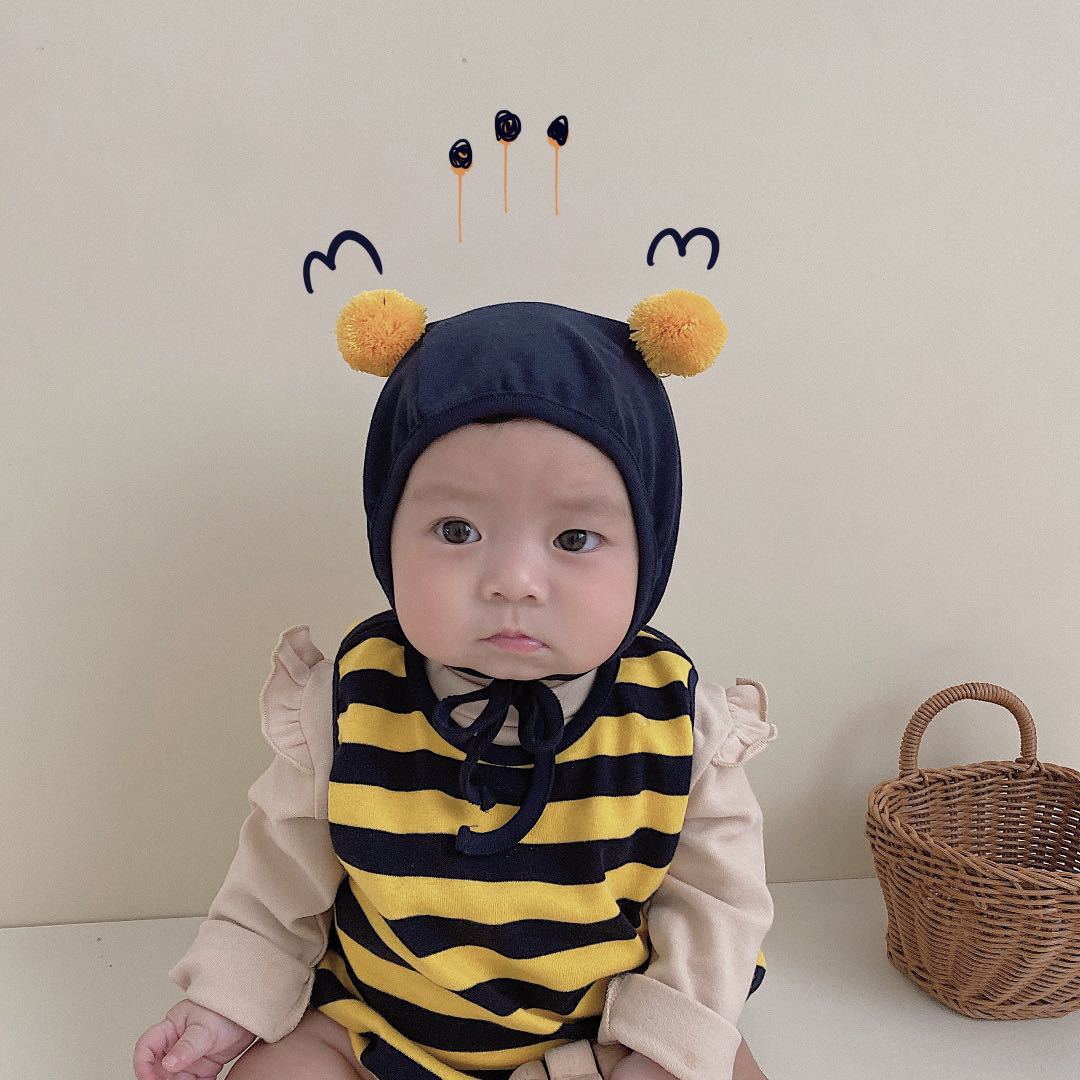 Little Bee Costume Sleeveless Romper With Hat Set ハチ ロンパース コスチューム【mh0013358】